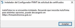 Necesita instalar el programa AutoFirma