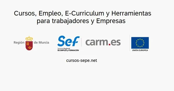 SEFCARM: Servicio de Empleo de la Región de Murcia que ofrece cursos, ofertas de trabajo y herramientas para trabajadores y empresas.